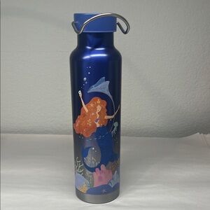 NWT Starbucks Limited Edition Mermaid Stainless Steel Water Bottle 23 oz Blue